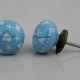 Turquoise Heart Flat Knob (1)